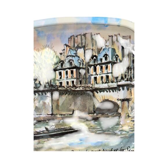 Vintage Elite Trays Paris Pont Neuf Metal Serving Tray – Made in England - Picture 8 of 10